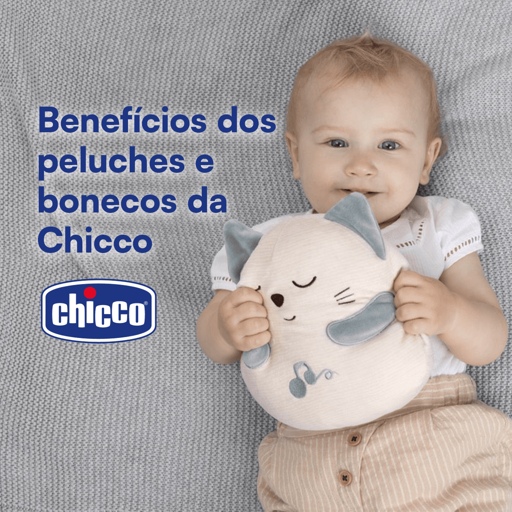 Benefícios dos Peluches e Bonecos Chicco